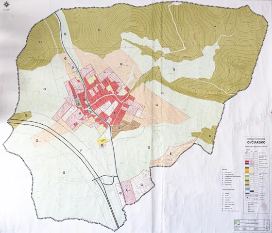 UP mapa 2005