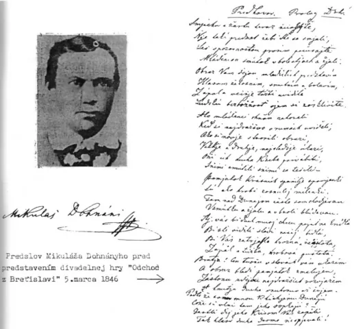 MIKULÁŠ DOHNÁNY   28.11.1824   -   2.6.1852